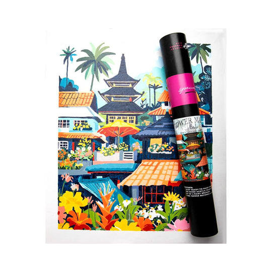 Flower Market - Bali Paint By Number banner