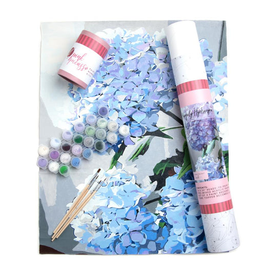 Happily Hydrangea - Paint By Number banner