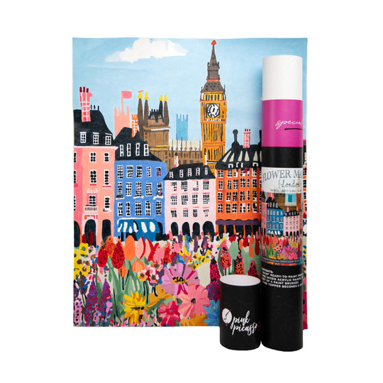 Flower Market - London Paint By Number banner