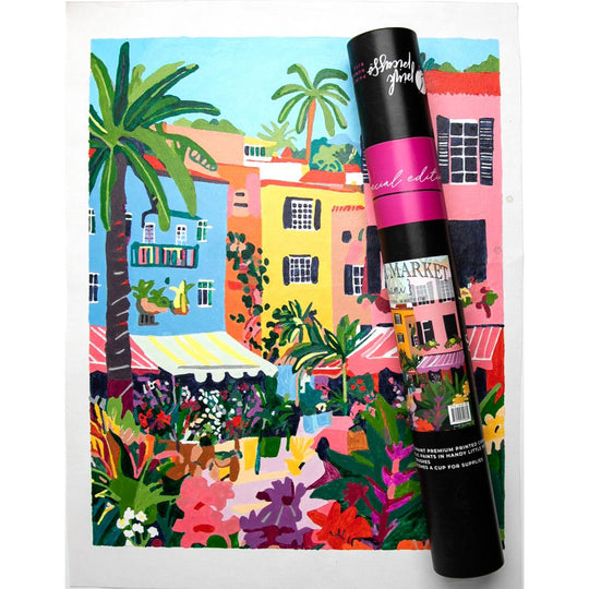 Flower Market - Miami Paint By Number banner