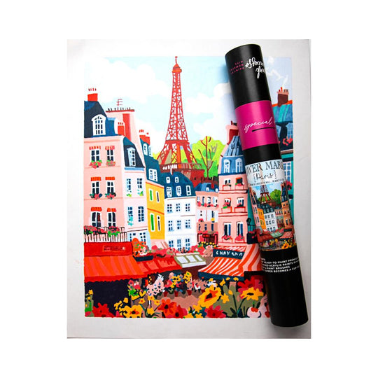 Flower Market - Paris Paint By Number banner