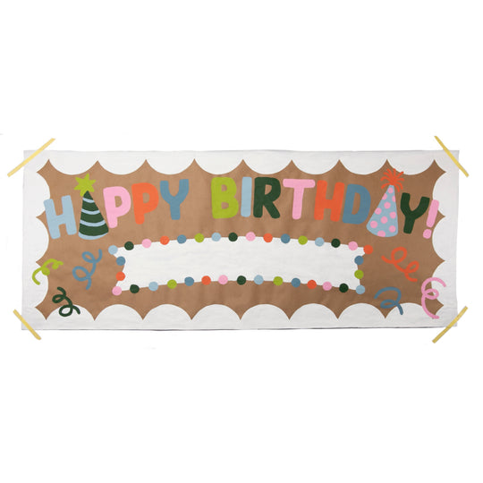Adult Happy Birthday - DIY Banner banner