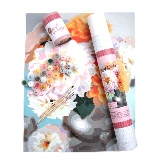 Darling Dahlia - Paint By Number banner