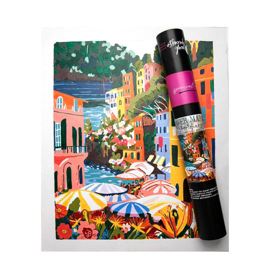 Flower Market - Portofino Paint By Number banner