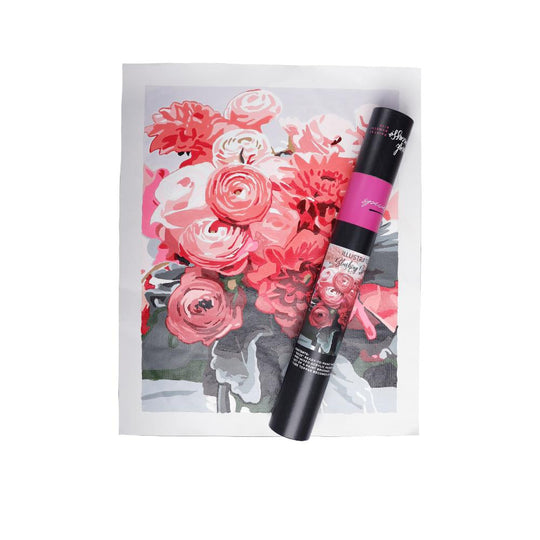 Special Edition Illustrated Blushing Blooms - Paint By Number banner